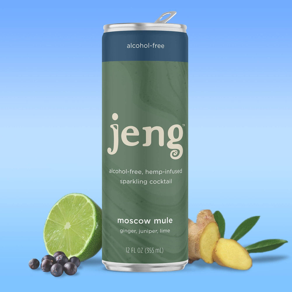 
                  
                    Jeng - Hemp Infused Alcohol-free Sparkling Cocktail Moscow Mule
                  
                