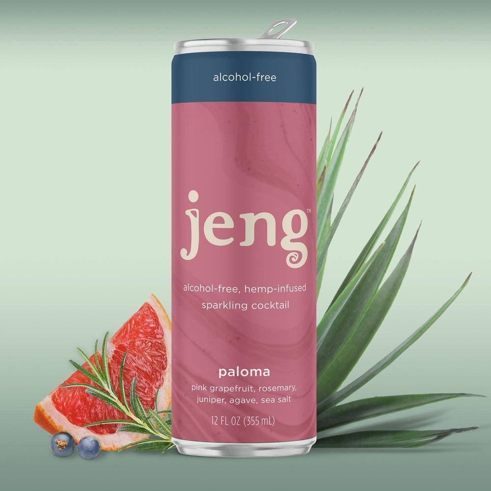
                  
                    Jeng - Hemp Infused Alcohol-free Sparkling Cocktail Paloma
                  
                