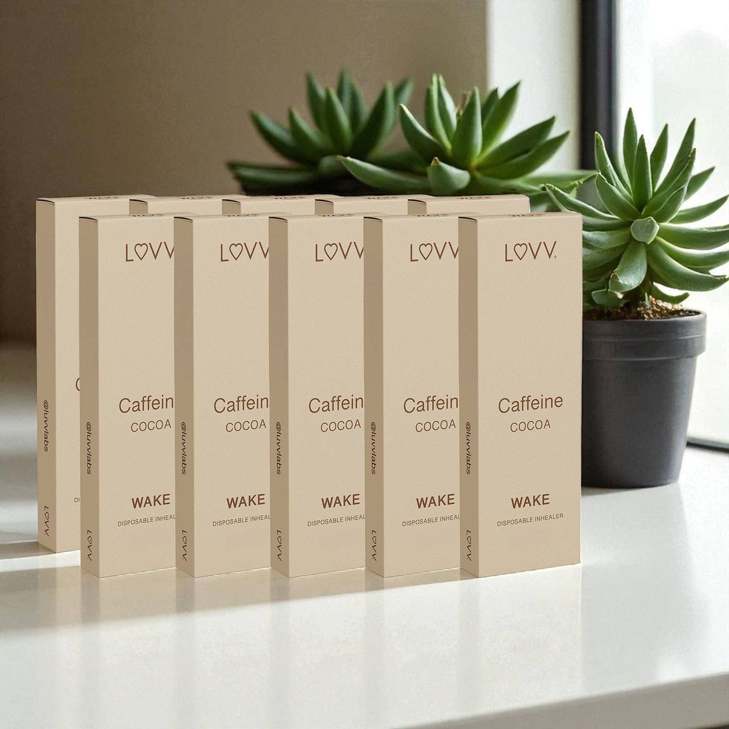 
                  
                    LUVV Labs - 1 LUVV WAKE Caffeine & B12 Infused Cocoa Flavored Inhealers
                  
                