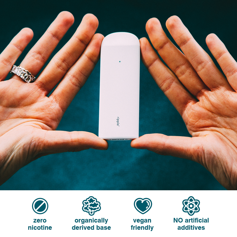 Ripple+ Power - Peppermint Zero Nicotine Diffuser - 1,000 Puffs: 40g The Higher Consciousness Ripple+ Power - Peppermint Zero Nicotine Diffuser - 1,000 Puffs: 40g The Higher Consciousness
