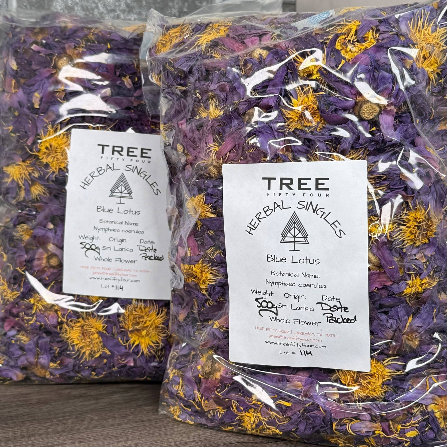 
                  
                    Tree Fifty Four - Blue Lotus Whole Flower | 2oz - 1 KG | Bulk
                  
                