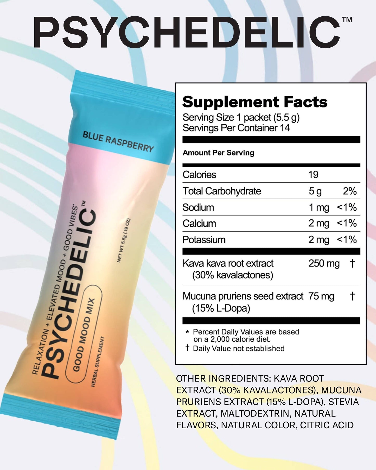 
                  
                    Psychedelic Water - Good Mood Mix - Blue Raspberry
                  
                