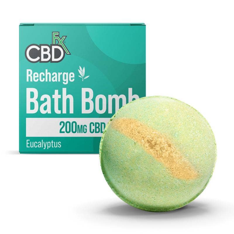 
                  
                    CBDfx - CBD Bath Bomb 200mg - Eucalyptus / Recharge
                  
                