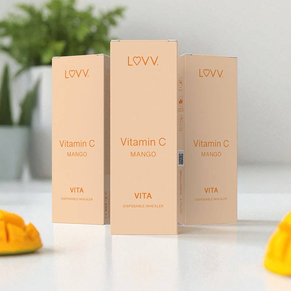 
                  
                    LUVV Labs - 10 LUVV VITA Vitamin C Infused Mango Flavored Inhealers
                  
                