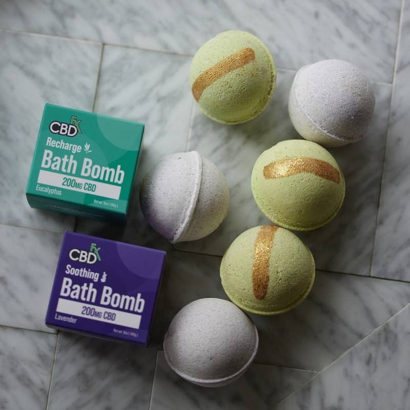 
                  
                    CBDfx - CBD Bath Bomb 200mg - Eucalyptus / Recharge
                  
                