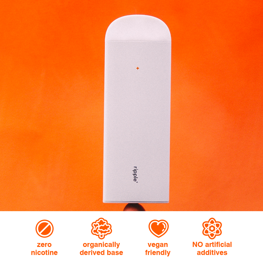 Ripple+ Focus - Mango Zero Nicotine Diffuser - 1,000 Puffs: 40g The Higher Consciousness Ripple+ Focus - Mango Zero Nicotine Diffuser - 1,000 Puffs: 40g The Higher Consciousness
