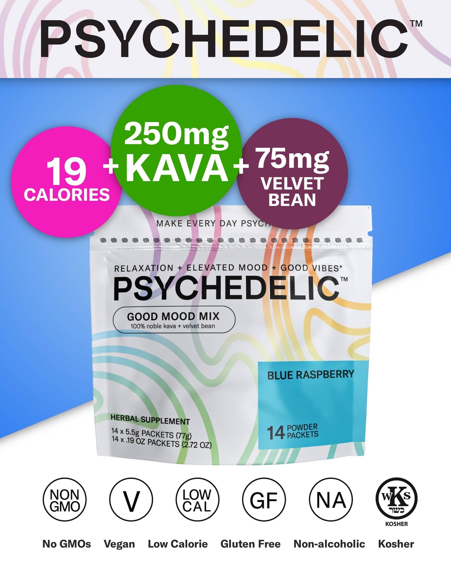 
                  
                    Psychedelic Water - Good Mood Mix - Blue Raspberry
                  
                