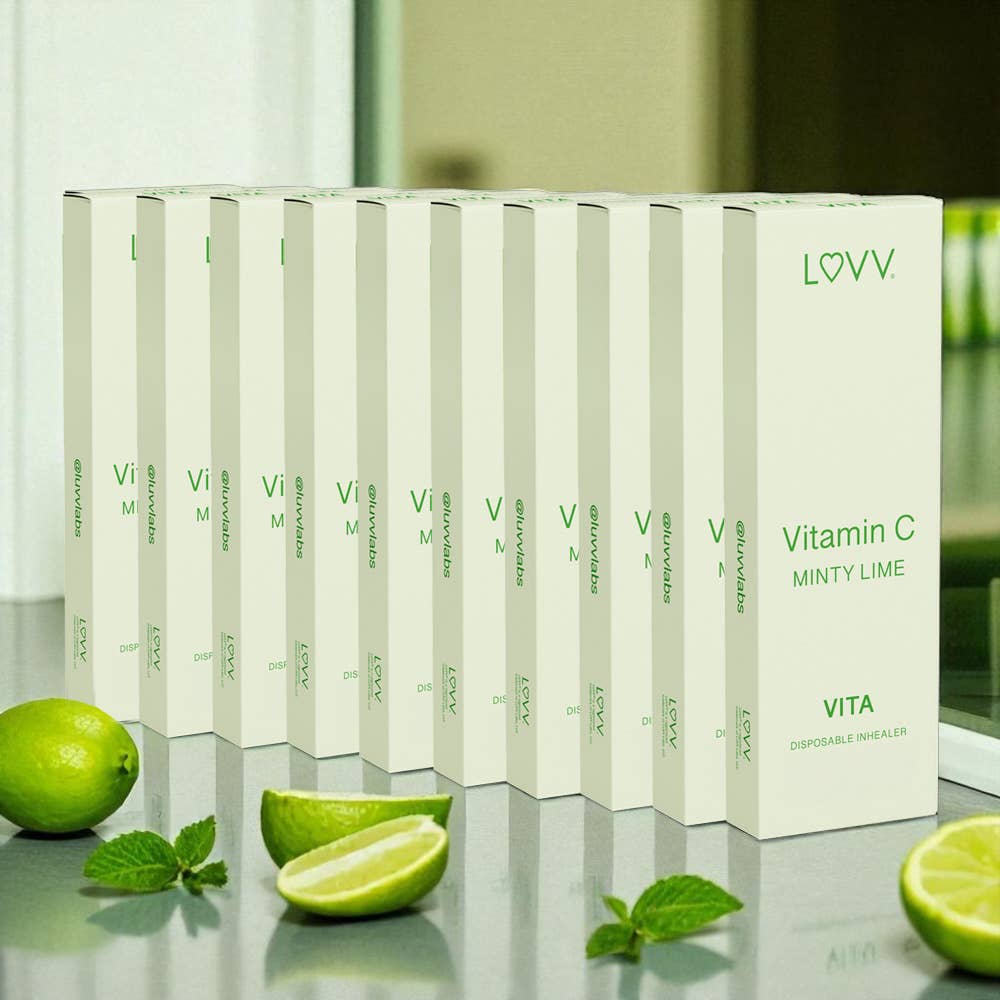 
                  
                    LUVV Labs - 10 LUVV VITA Vitamin C Infused Minty Lime Flavored Inhealers
                  
                