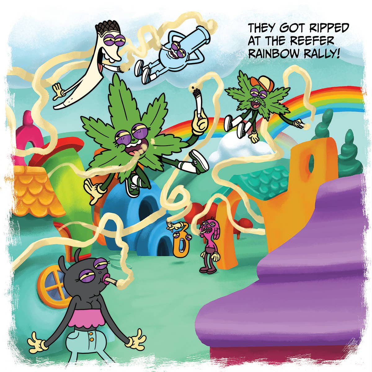 
                  
                    Wood Rocket Products - Dopest Place in the Whole Weed World Adult Storybook
                  
                