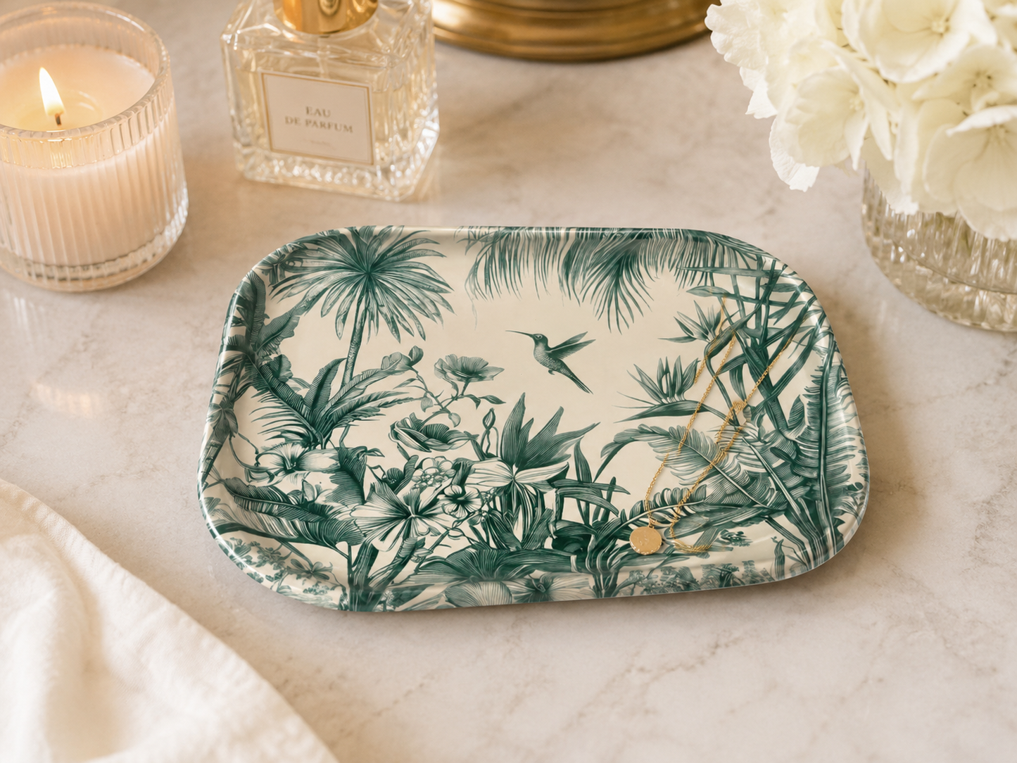 
                  
                    World Buyers - Tropical Hummingbird Metal Tray - MT110
                  
                