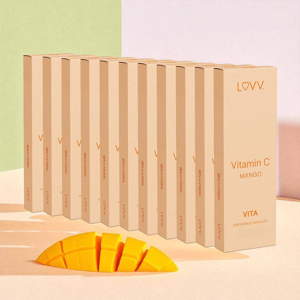 
                  
                    LUVV Labs - 10 LUVV VITA Vitamin C Infused Mango Flavored Inhealers
                  
                