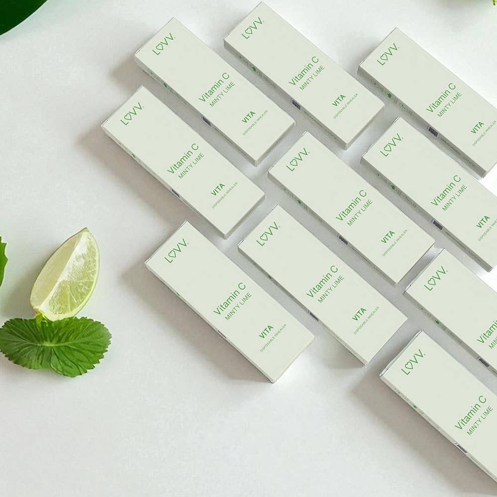 
                  
                    LUVV Labs - 10 LUVV VITA Vitamin C Infused Minty Lime Flavored Inhealers
                  
                