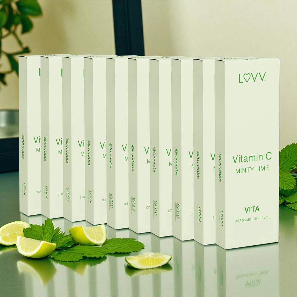 
                  
                    LUVV Labs - 10 LUVV VITA Vitamin C Infused Minty Lime Flavored Inhealers
                  
                