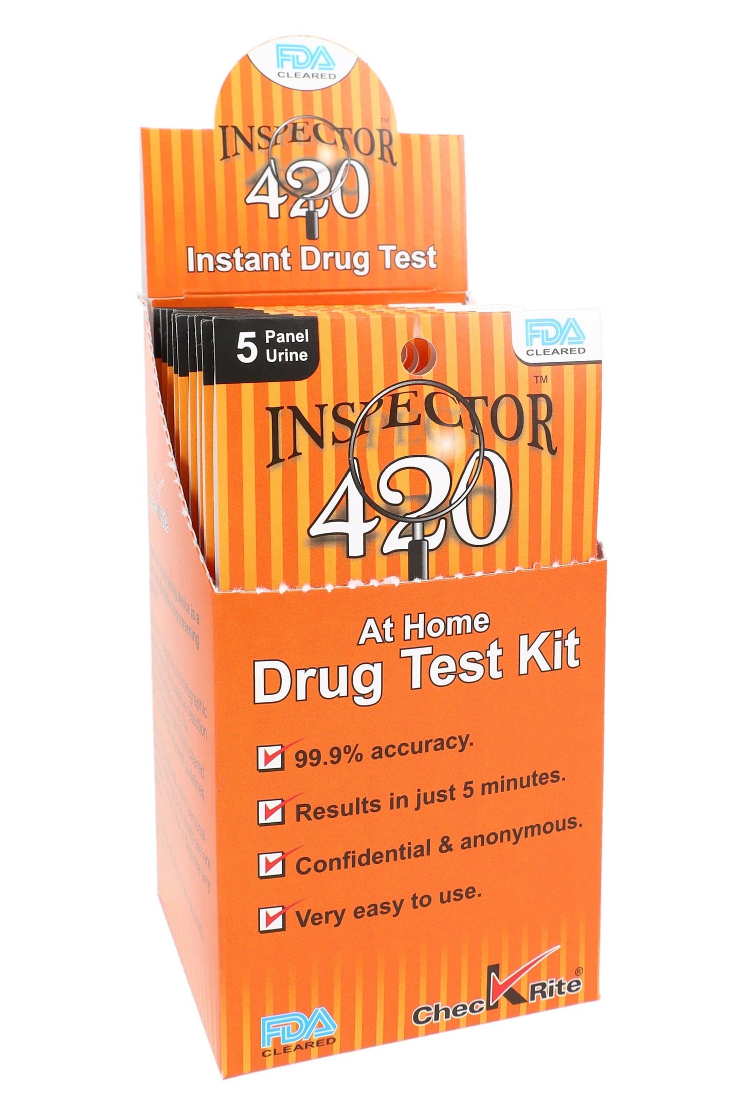 
                  
                    SPS Wholesale Inc - Inspector 420 5-Panel Drug Test Kit - DT121
                  
                