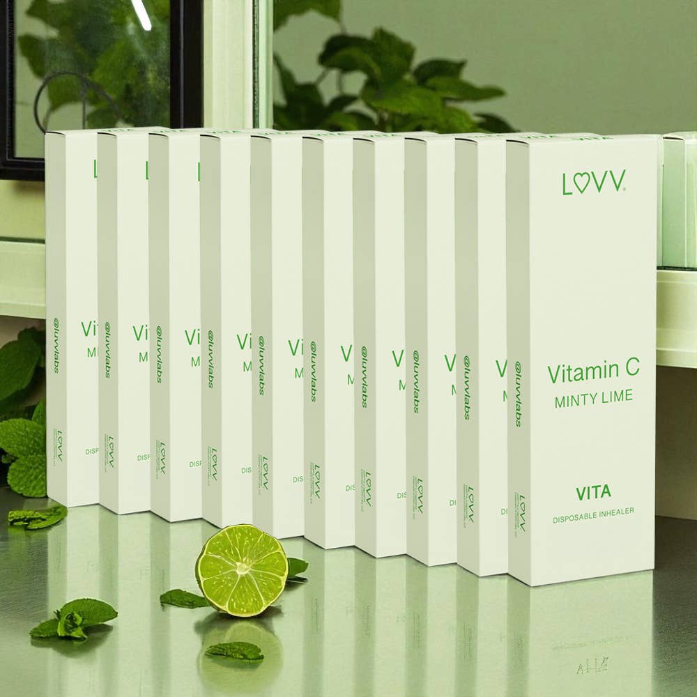 
                  
                    LUVV Labs - 10 LUVV VITA Vitamin C Infused Minty Lime Flavored Inhealers
                  
                