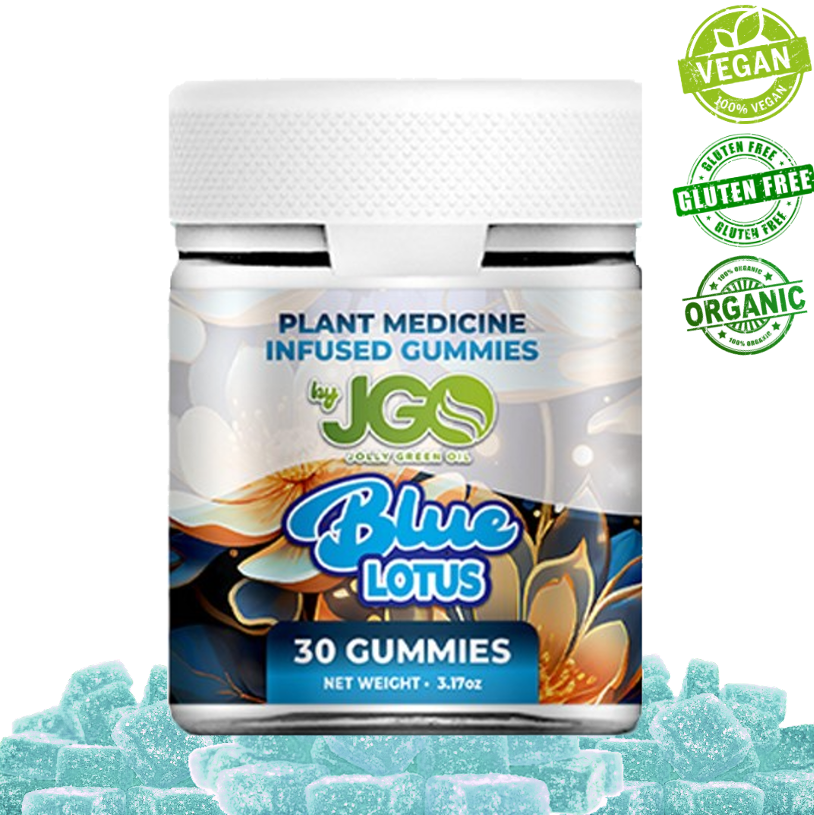 Nature Tech Solutions - JGO Blue Lotus Gummies (30ct - 1 Unit) : Wild Berry