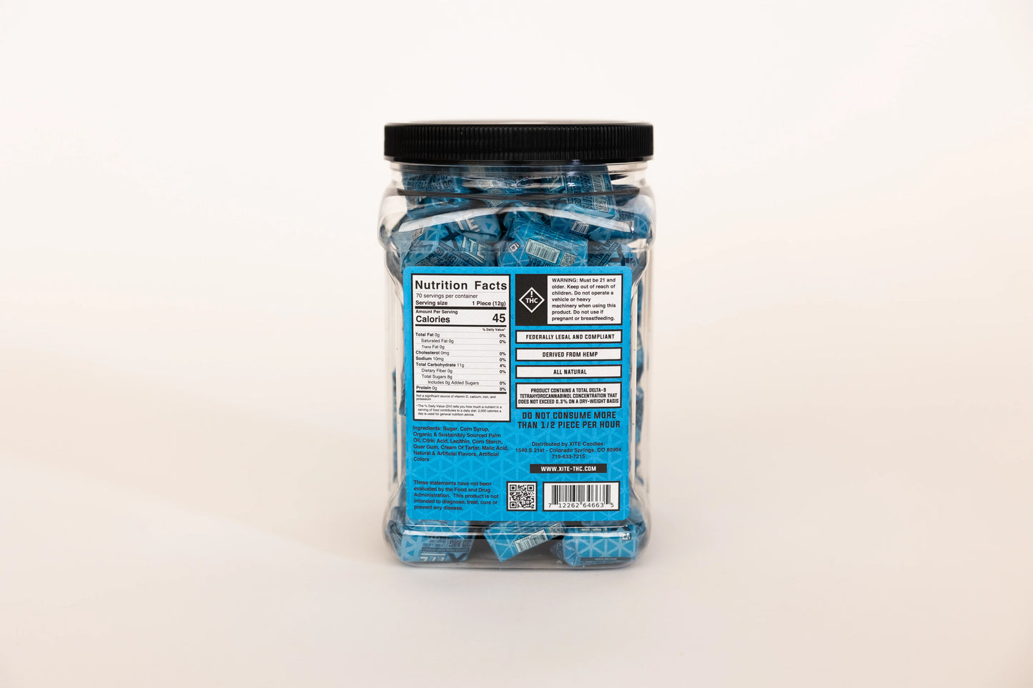 
                  
                    Xite - Blue Raspberry Chews 15mg THC/15mg CBD - 1pc
                  
                