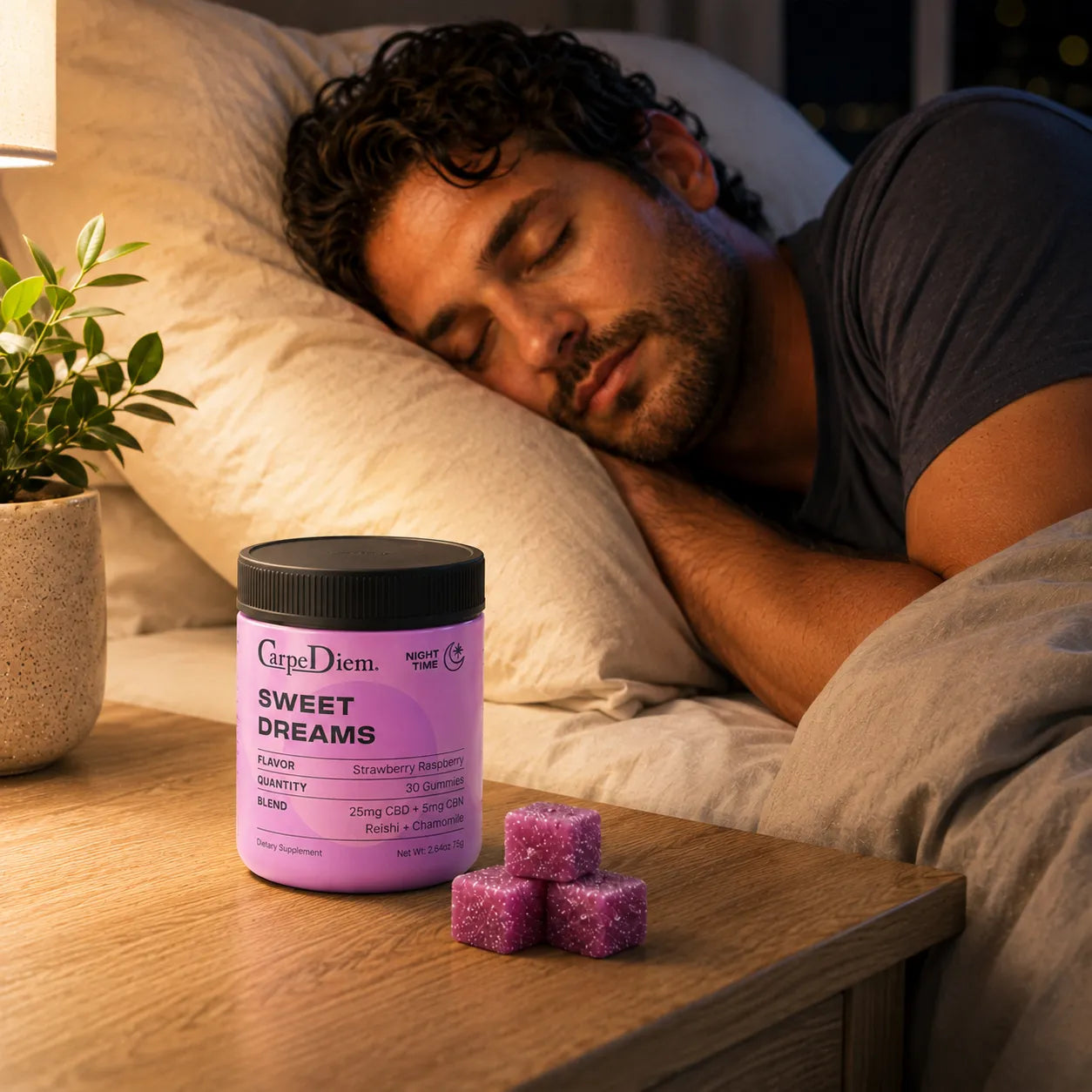 
                  
                    Carpe Diem - Sweet Dreams CBD/CBN Gummies for Deep Sleep
                  
                