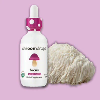 Shroomworks - Lion’s Mane Shroomdrops Supplements - Focus