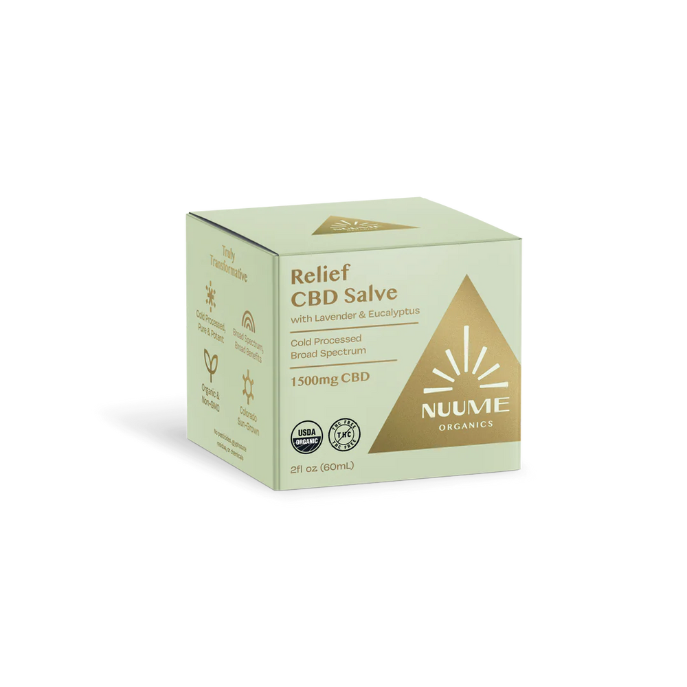 NuuMe Broad Spectrum Extra Strength CBD Cooling Salve - 1500mg