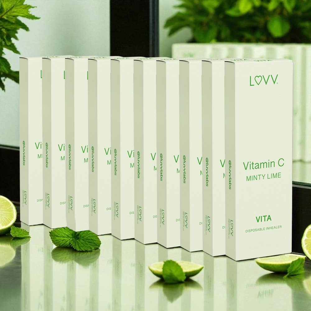 
                  
                    LUVV Labs - 10 LUVV VITA Vitamin C Infused Minty Lime Flavored Inhealers
                  
                