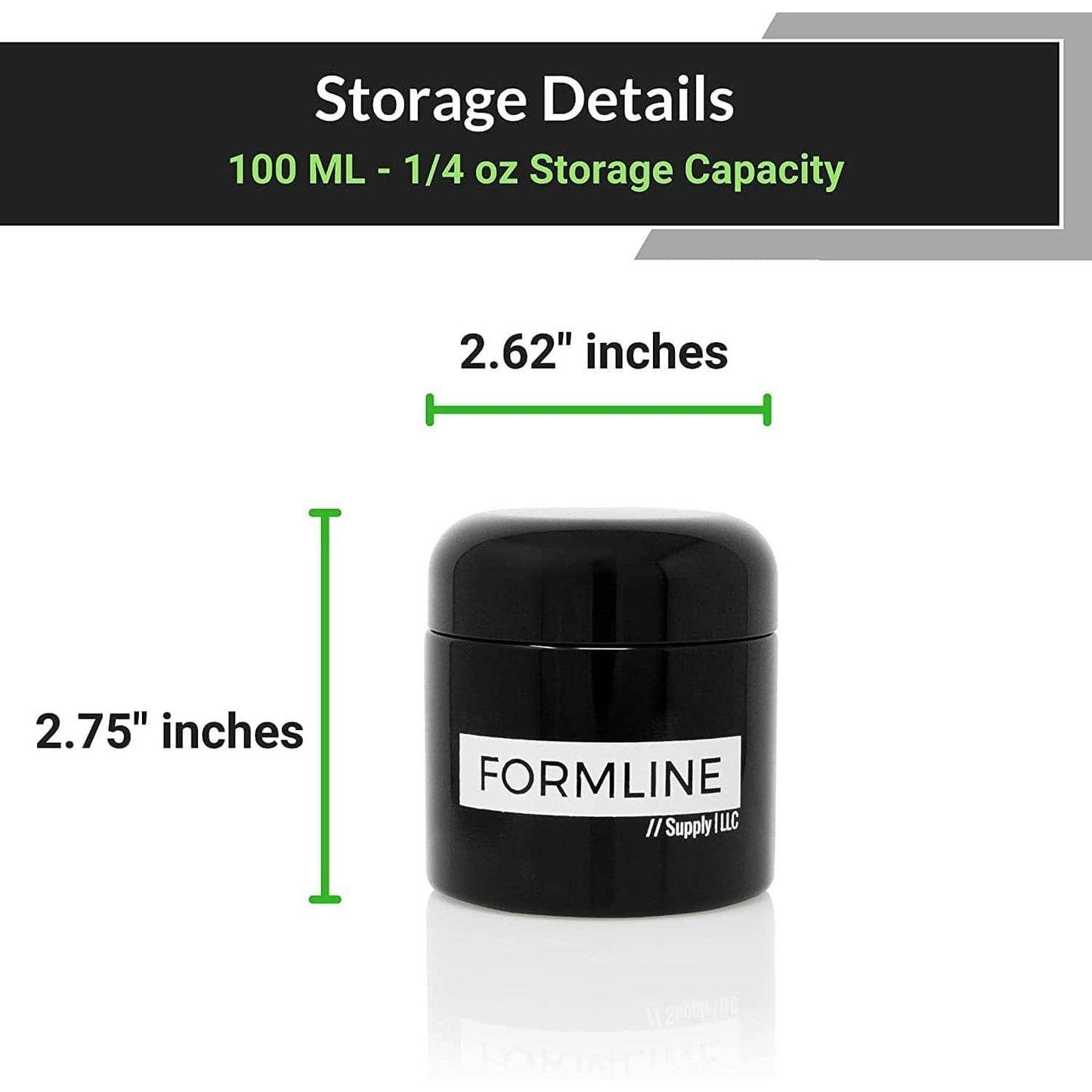 
                  
                    Formline Smell Proof Container - 100 ML Odor Proof Jar
                  
                