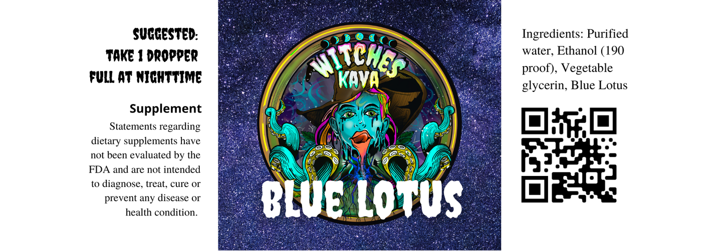 
                  
                    Witches Extracts - Blue Lotus Tincture: 30mL bottle
                  
                