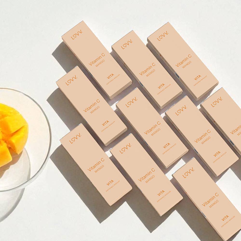 
                  
                    LUVV Labs - 10 LUVV VITA Vitamin C Infused Mango Flavored Inhealers
                  
                