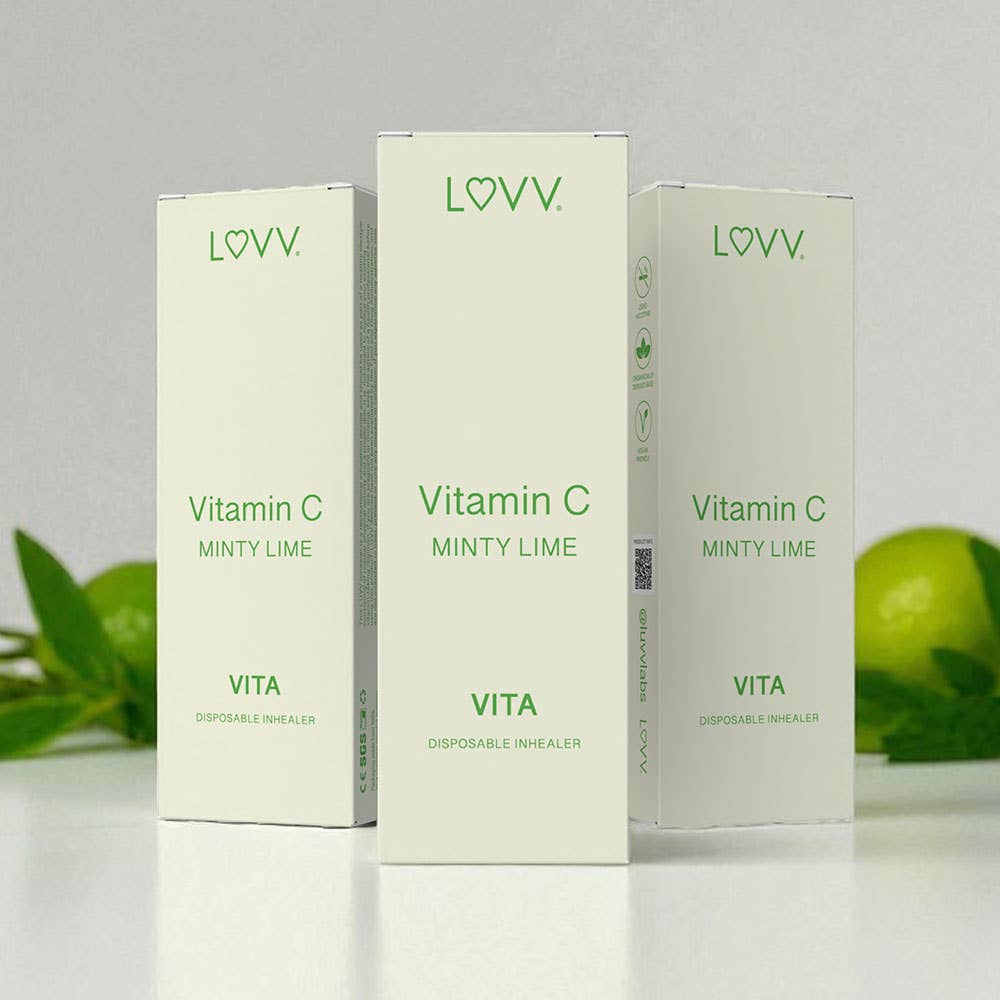 
                  
                    LUVV Labs - 10 LUVV VITA Vitamin C Infused Minty Lime Flavored Inhealers
                  
                