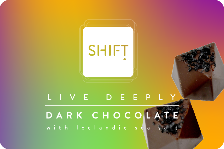 SHIFT Delta 10 Edible Dark Chocolates, 10mg 12 pack