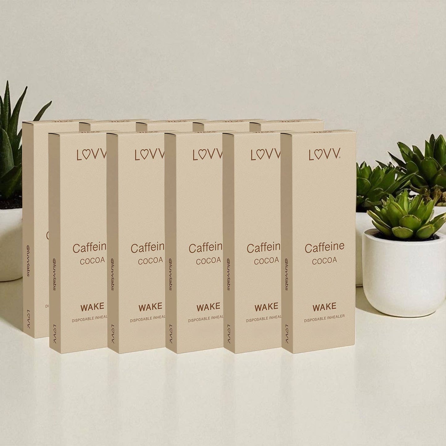 
                  
                    LUVV Labs - 1 LUVV WAKE Caffeine & B12 Infused Cocoa Flavored Inhealers
                  
                
