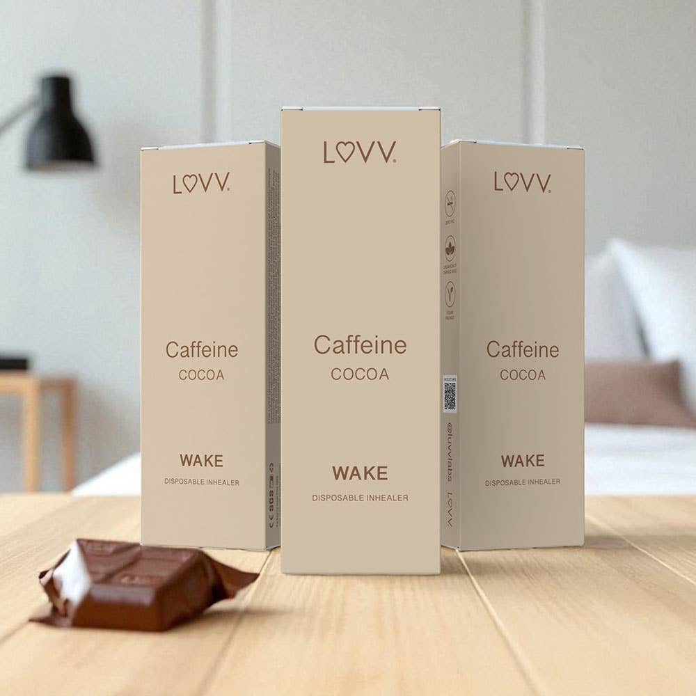 
                  
                    LUVV Labs - 1 LUVV WAKE Caffeine & B12 Infused Cocoa Flavored Inhealers
                  
                