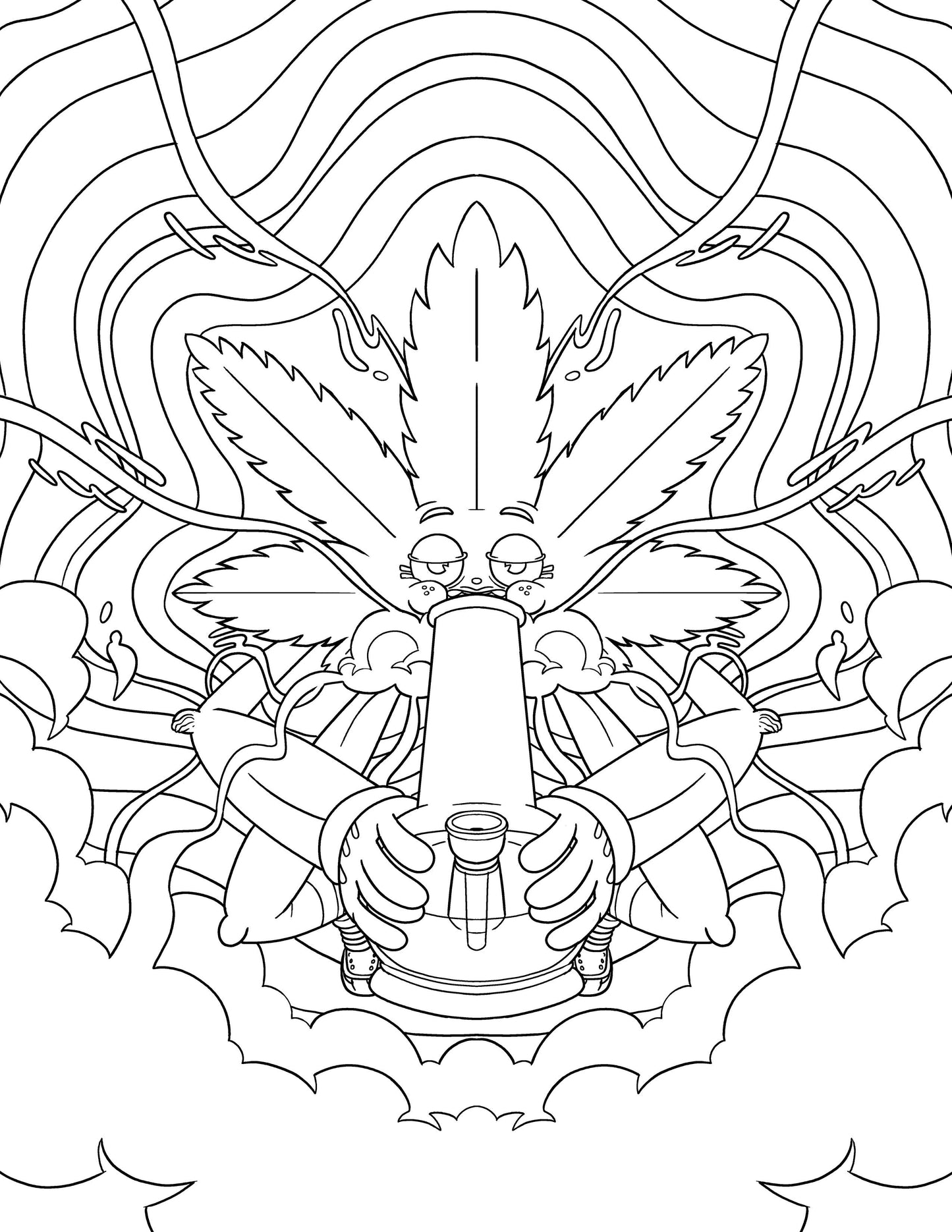 
                  
                    Wood Rocket Products - High AF Coloring Book, CB-011
                  
                