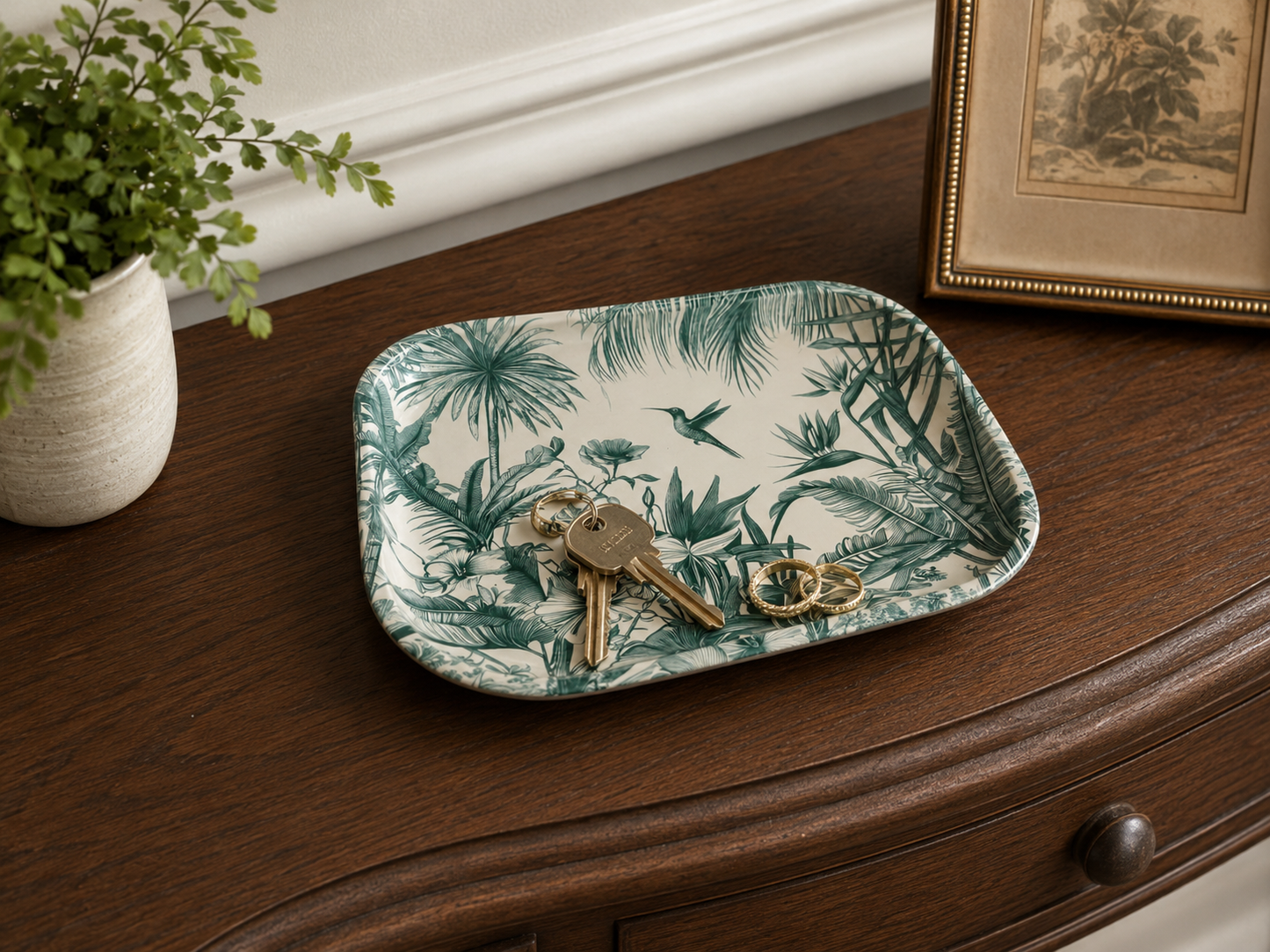 
                  
                    World Buyers - Tropical Hummingbird Metal Tray - MT110
                  
                