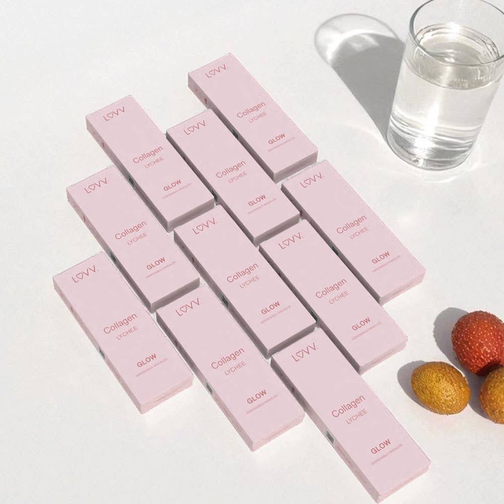 
                  
                    LUVV Labs - LUVV GLOW Collagen Infused Lychee Flavored Diffusers - 10-Pk
                  
                