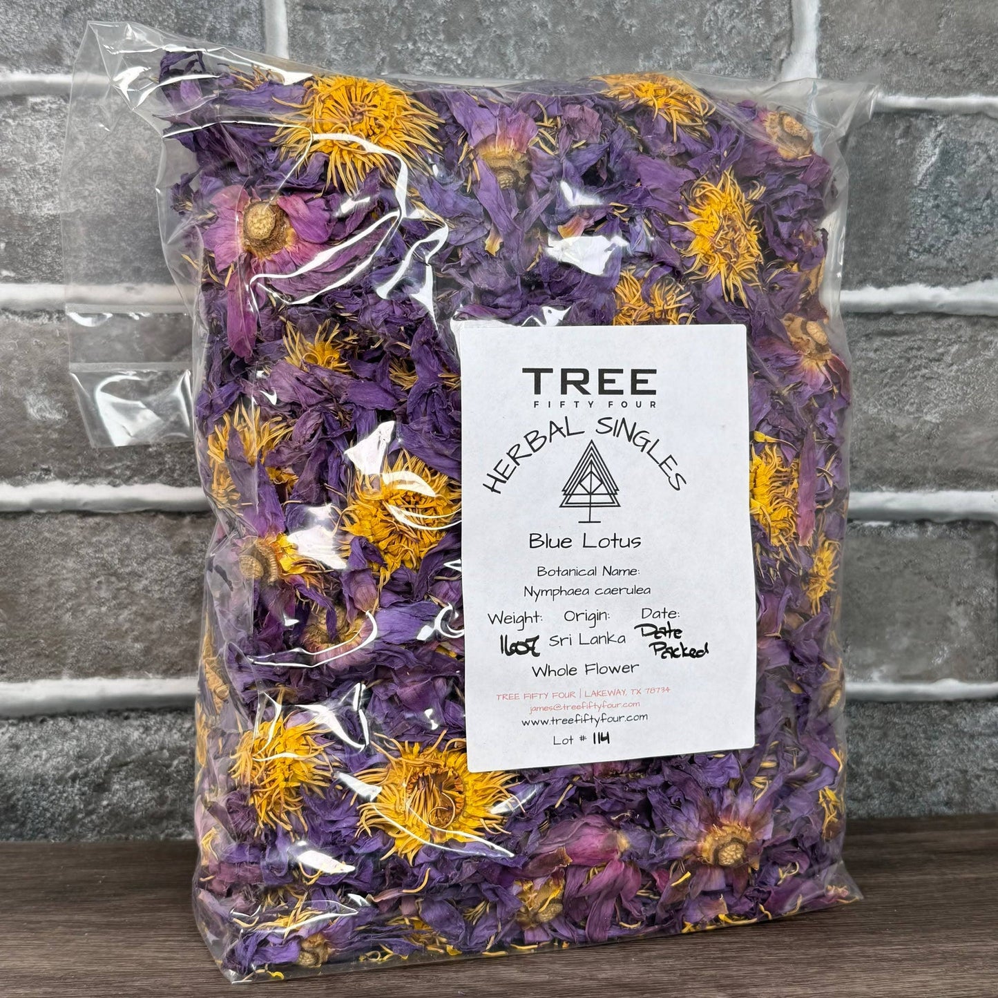
                  
                    Tree Fifty Four - Blue Lotus Whole Flower | 2oz - 1 KG | Bulk
                  
                
