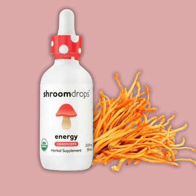Shroomworks - Cordyceps Shroomdrops Supplements - Energy