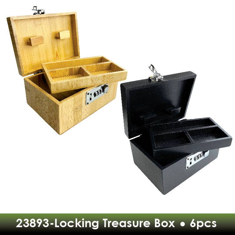 SMOKEZILLA LOCKING WOOD TREASURE BOX – The Higher Consciousness SMOKEZILLA LOCKING WOOD TREASURE BOX – The Higher Consciousness