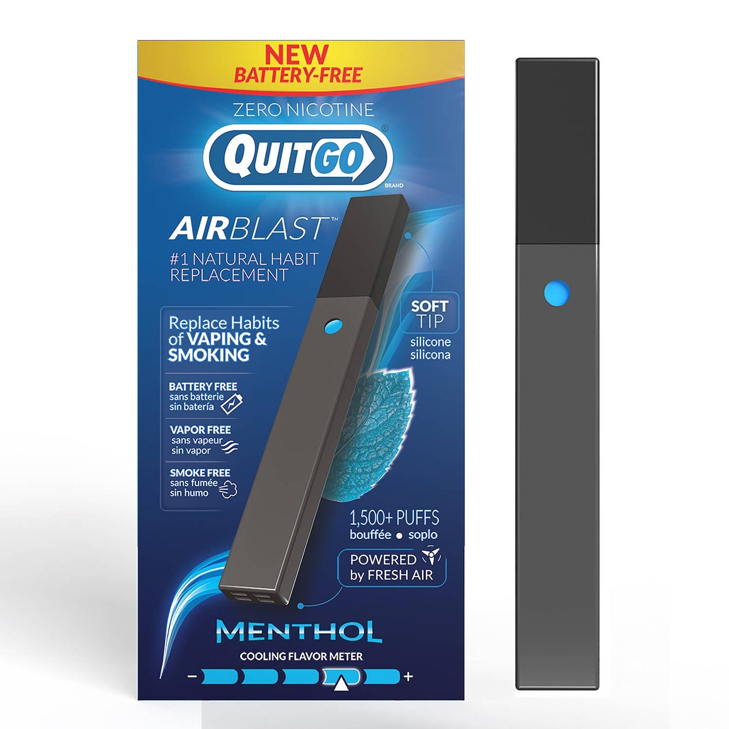 
                  
                    QuitGo - QuitGo® Menthol AirBlast – New Sleek Shape
                  
                