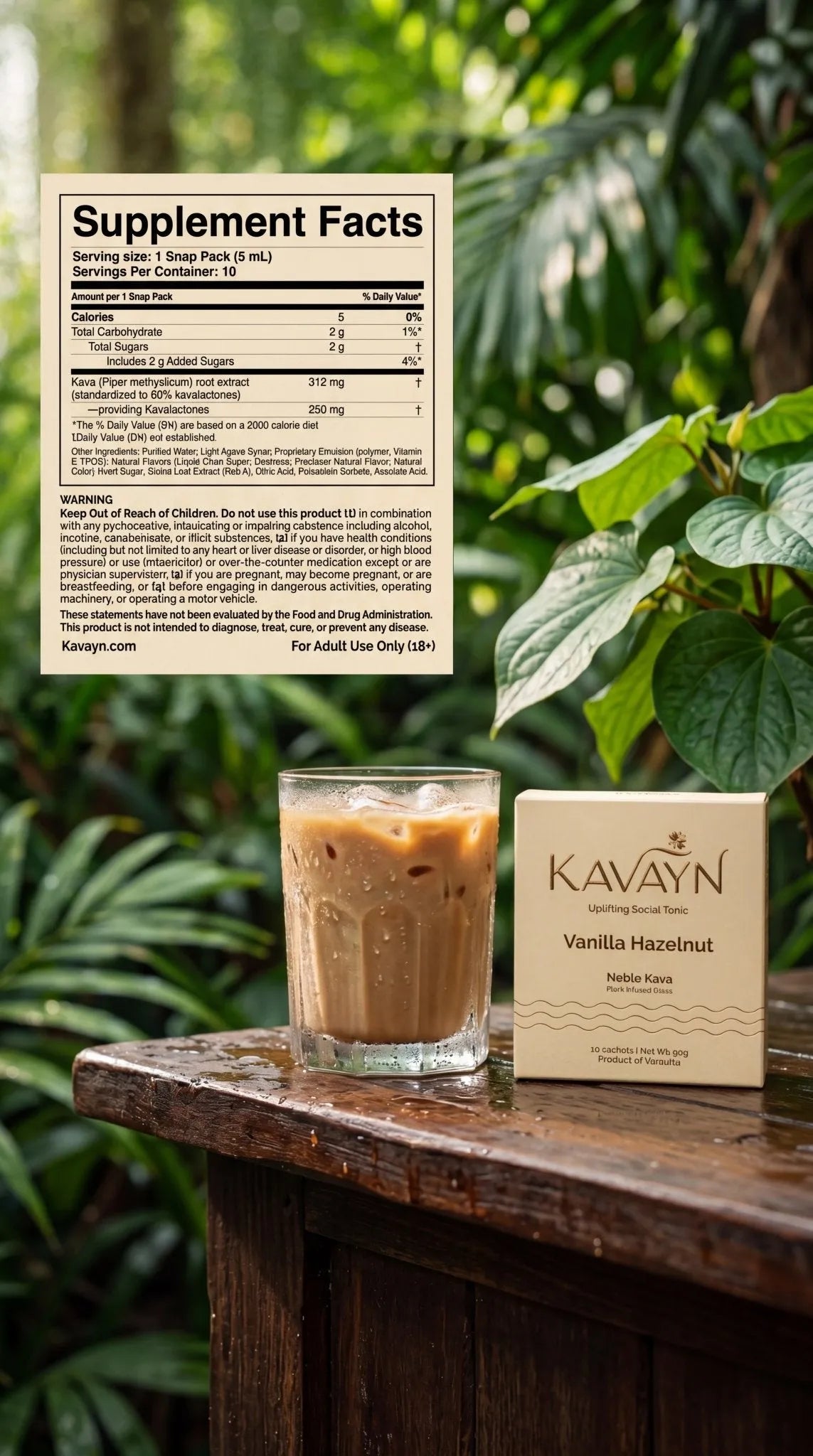 
                  
                    Kavayn - Vanilla-Hazelnut Kava Snap Packs
                  
                