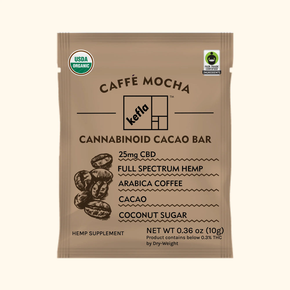 Kefla - Caffe Mocha CBD Cacao Bar - 25mg