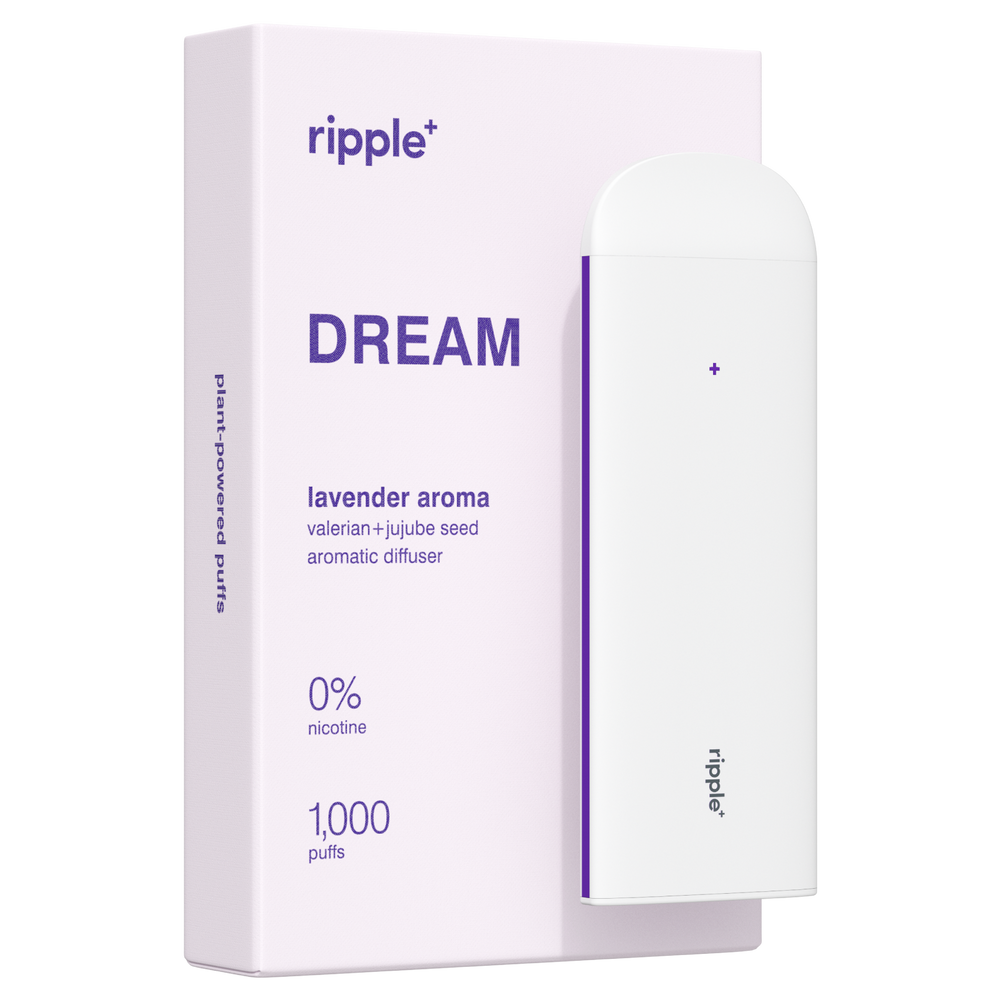 
                  
                    Ripple+ Dream - Lavender Zero Nicotine Diffuser - 1,000 Puffs: 40g
                  
                
