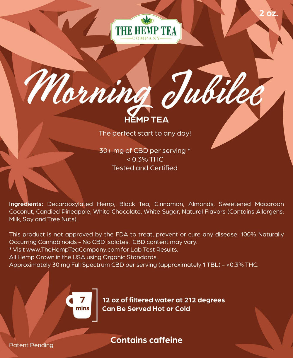 Morning Jubilee Hemp Tea