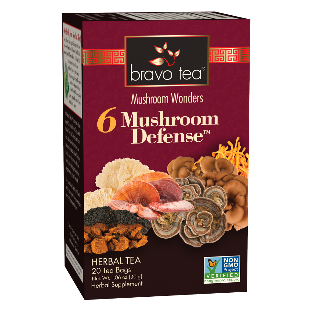 Bravo Tea - 6 Mushroom Defense Mushroom Herbal Tea