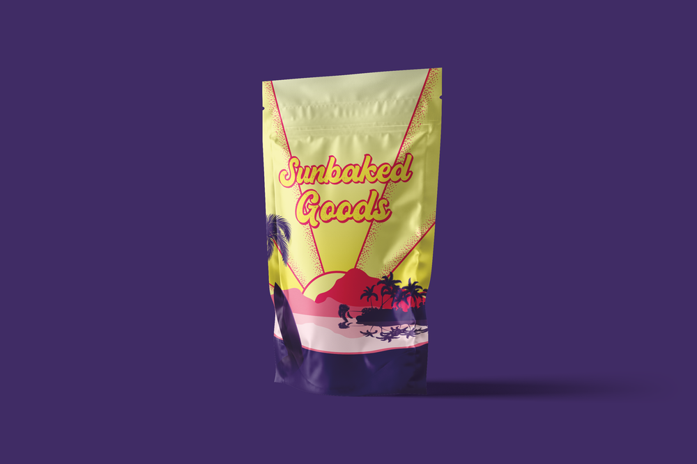 Sunbaked Goods - Pineapple Beach 10ct- 1:1 12mg D9 Infused Gummies (V) & (GF)