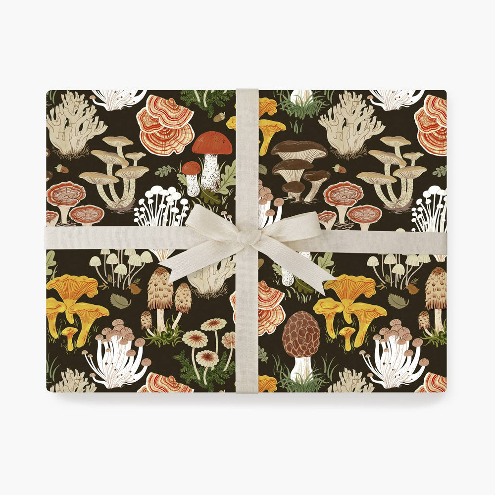 MUSHROOMS | Double Sided Poster/Wrapping Paper - roll of 3 sheets