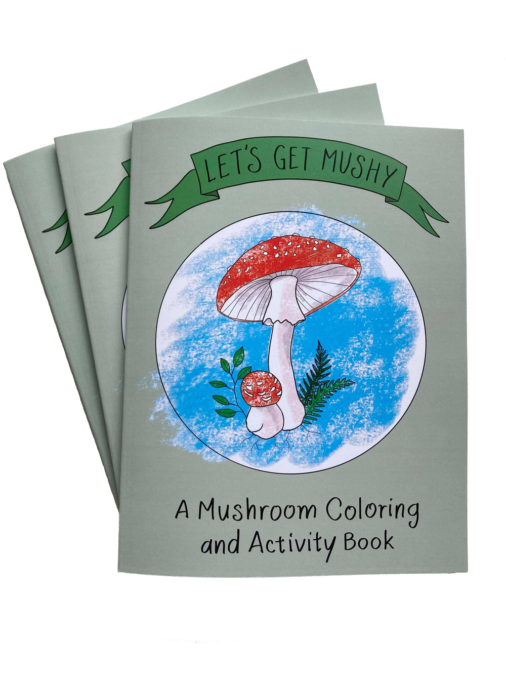 Mushroom Coloring and Activity Book