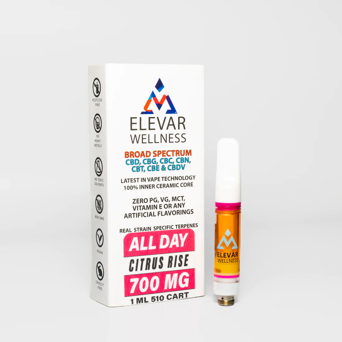 
                  
                    Elevar Wellness - CBD Vape Cartridge- 700mg
                  
                