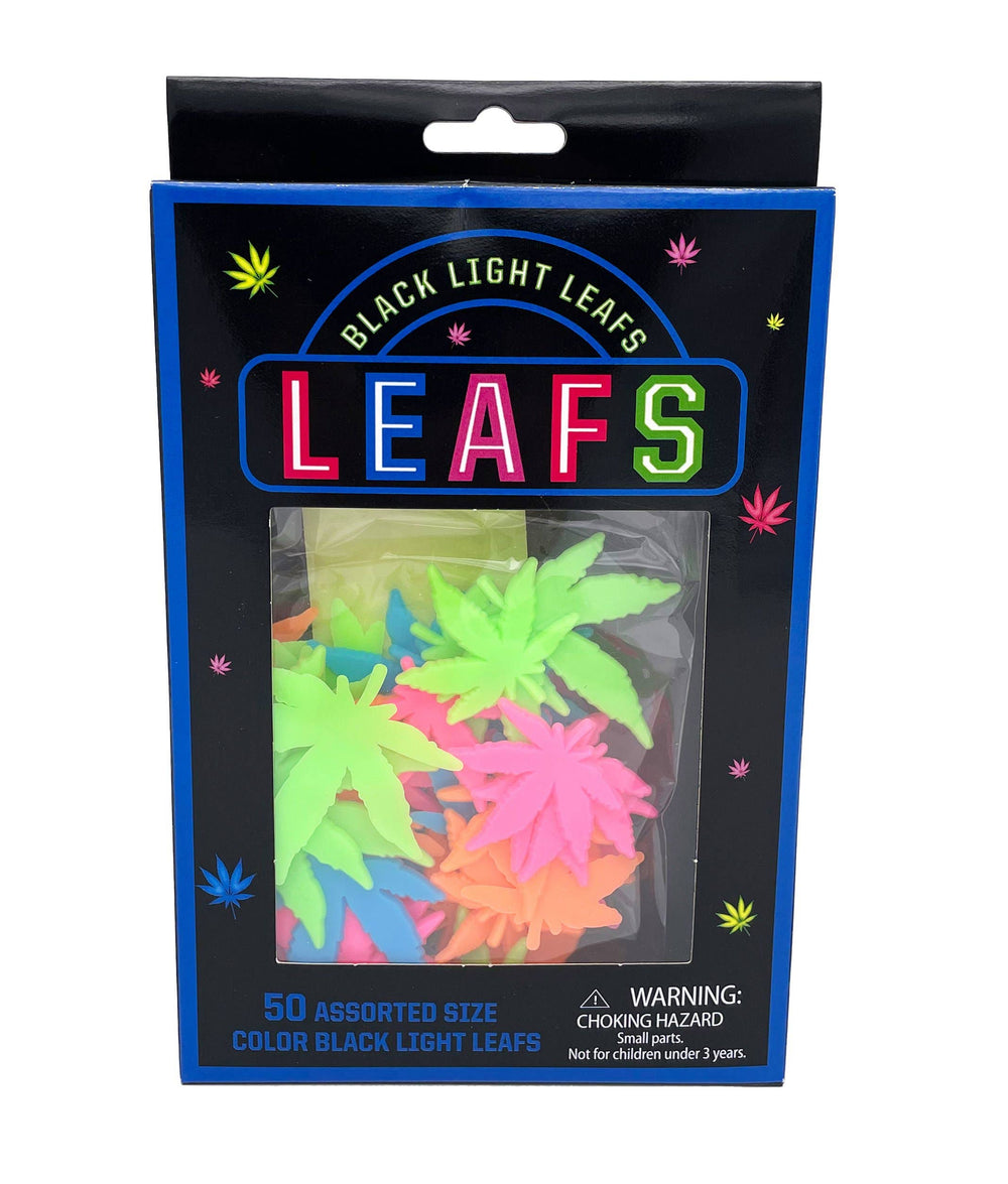 50 Pc Black Light Pot Leafs