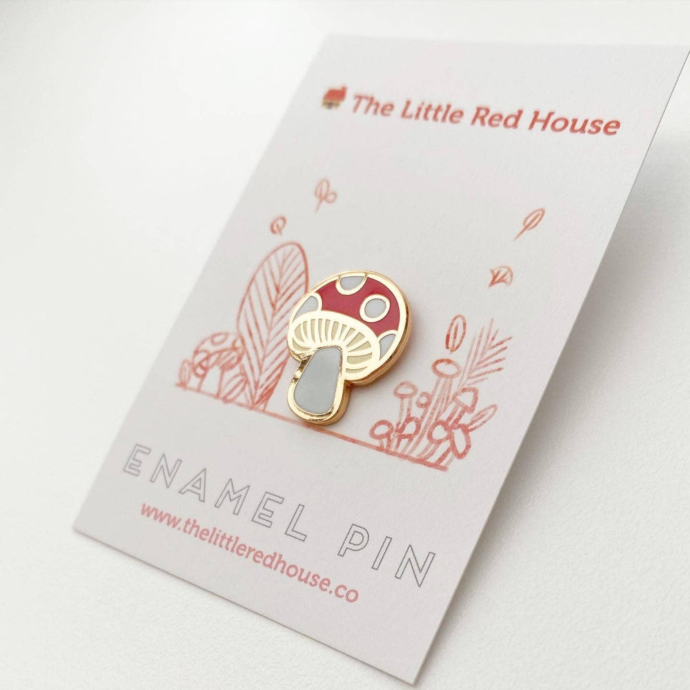 Small Mushroom Enamel Pin